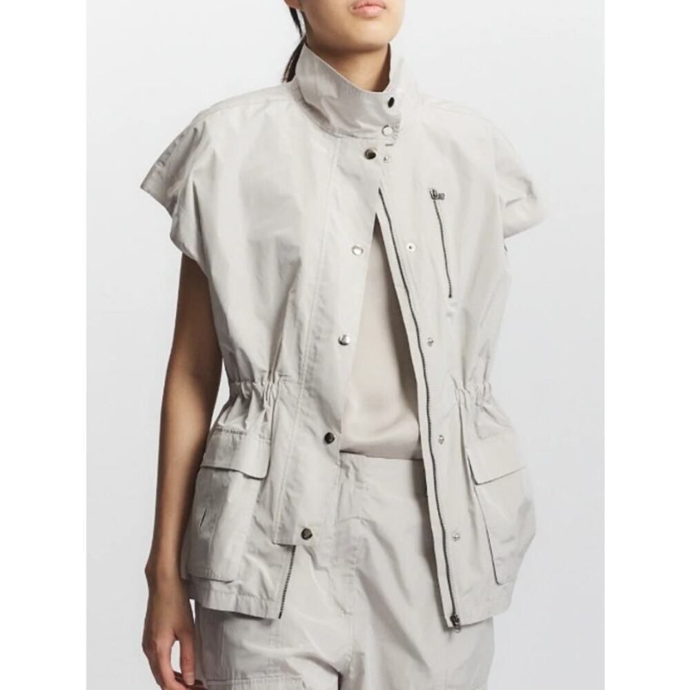 NWT SAINT ART Yara Utility Vest in Pebble Women's Sz. M
